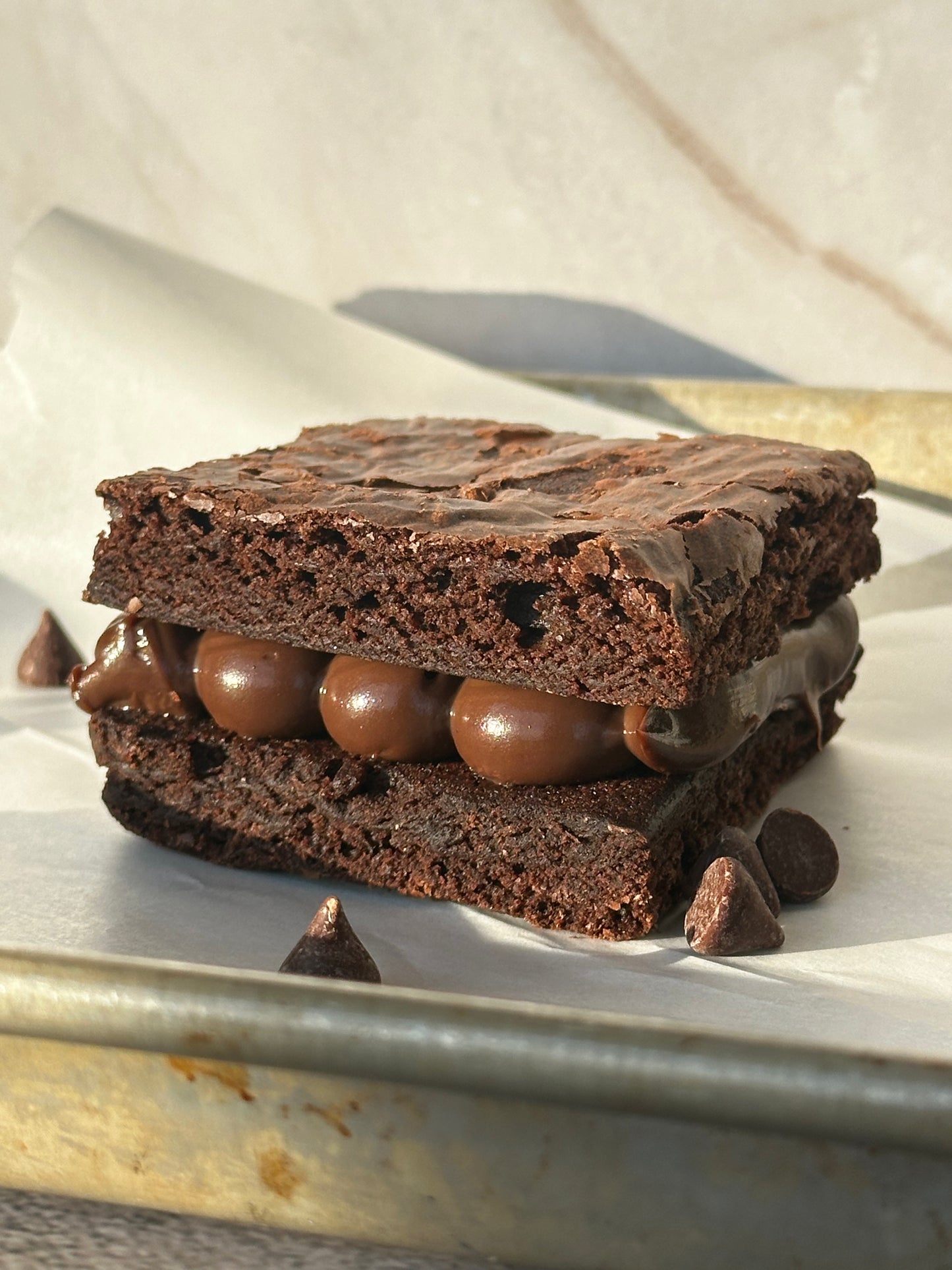 Brownie sandwich